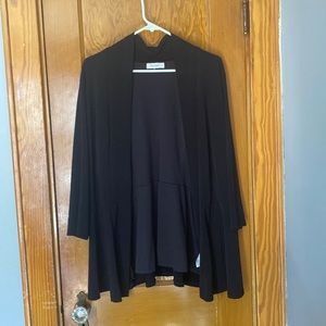 Black dress barn dress polyester rayon blend no wrinkles